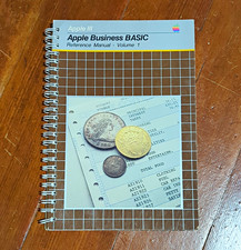 Apple Apple III Business BASIC Reference Manual Vol 1 Spiral Bound Vintage picture