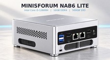 MINISFORUM NAB6 Lite Mini PC i5-12600H 16GB RAM 500GB SSD 12-Core 4.5GHz picture