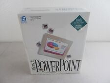 VINTAGE Microsoft Powerpoint 3.0 Software 1992  New SEALED for Windows 3.1 picture