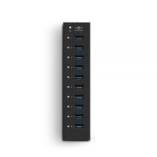 Vantec Data/Chargin 10 Port USB 3.0 ALUMINUM HUB, UGT-AH110U3-BK picture