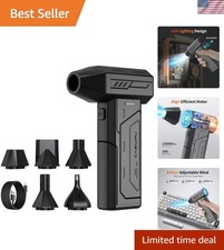 Cordless Air Duster 130,000 RPM with LED Light - Rechargeable & Compact picture