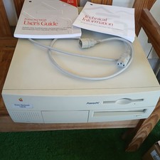 1995 APPLE POWER MACINTOSH 7200/90 POWERPC TURNS ON UNTESTED PARTS W/MANUAL READ picture