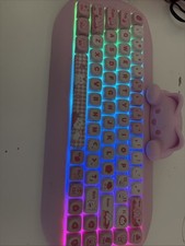 Wireless Gaming Keyboard, Hi-Fi Cute Cat Custom RGB Mechanical Keyboard picture