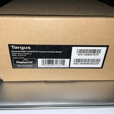 Targus DOCK120 Universal USB 3.0 DV1K-2K DOCK120USZ-60 Compact Docking Station picture