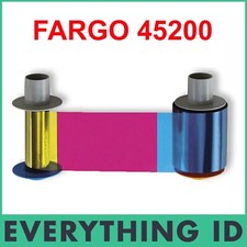 FARGO 45200 YMCKO 500 PRINT HID COLOUR RIBBON FOR DTC4500e DTC4500 CARD PRINTER picture