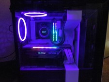 NZXT Gaming PC With Monitor And Peripherals  picture