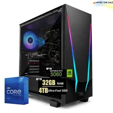 Gaming PC Desktop Computer i7, 32GB RAM Up to 4TB SSD NVIDIA GeForce RTX 5060 picture