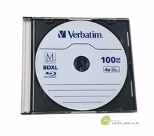 5pk M DISC VERBATIM BDXL 100GB 4X Branded Logo Disc - Jewel Case picture