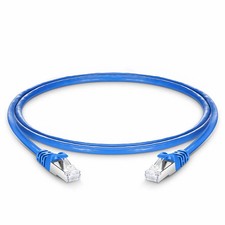 Lot 10 FS 3ft CAT6a 26AWG Snaggles SFTP 10Gbs PoE Ethernet Network Patch Cable picture