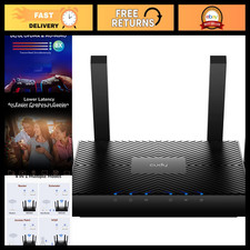 AX3000 Wi-Fi 6 Router, 4-Port Gigabit Mesh, 5-in-1 Modes, High-Speed Internet picture