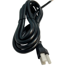 Set of 5 Power Cords 10ft Black 14 AWG  NEMA 5-15P to ROJ 3 Wires 15A/125V UL picture