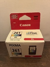 Genuine Original Canon Fine Pixma 261 XL Color Ink Cartridge New picture