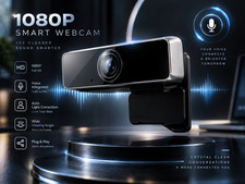 FHD 1080P Webcam with Microphone USB Computer Web Camera for PC Laptop Streaming picture