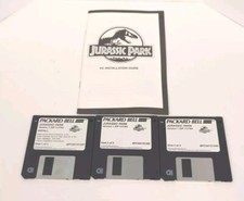 Packard Bell 1993 JURASSIC PARK MS-DOS Game - Version 1.32P Disk 1-2-3 picture