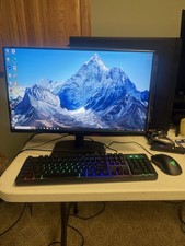 Complete Desktop PC Setup i7-6700K 500GB SSD Monitor Keyboard WiFi Ready picture