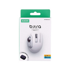 ELECOM bitra Trackball Mouse Bluetooth 5 Buttons White M-MT1MRSAWH from Japan picture