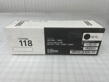 Genuine Canon 118 Black Toner Print Cartridge MF726c 729c 8350c 8380c picture