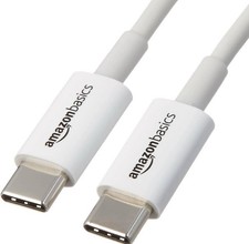 Amazon Basics USB-C to Fast Charger Cable 6 Foot (6ft) White picture