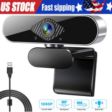 1080P Full HD USB Webcam for PC Desktop,Laptop Web Camera with Microphone LOT picture