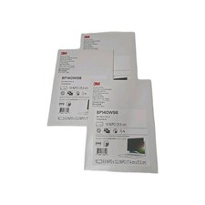 (3x) 3M PF140W9B Black Privacy Filter for 14