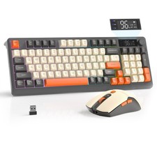 T96 Membrane keyboard & Mouse Combo Display & Knob 96% Layout RGB Wireless picture