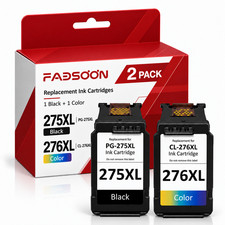PG-275XL CL-276XL 2PK BK/Tri-Color With Chip Compatible Ink for TS3522 TR4720 picture