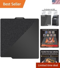 Double Sided Black PEI Build Plate for Bambu Lab P2S/X1/X1C/X1E/P1P/P1S/A1, Smoo picture