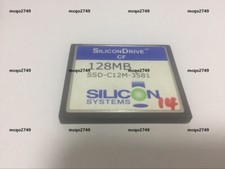 SiliconDrive CF  128mb compactflash CF  momery card picture