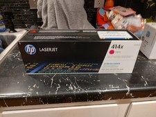 HP 414X High Yield Magenta Original LaserJet Toner Cartridge Factory Sealed Box picture