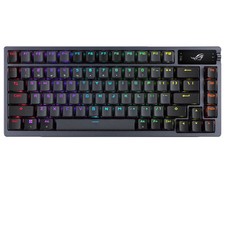 ASUS ROG Azoth 75% Wireless DIY Custom Gaming Keyboard, ROG NX Red, Black picture