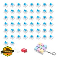 CMTDRE 50PCS Blue Mechanical Keyboard Switches picture