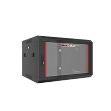 6U Wall Mount Server Cabinet Locking Networking Enclosure Data Rack Glass Door picture