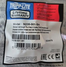 Tripp Lite Cat6 Straight-Through Shielded Modular In-Line Snap-In Coupler picture