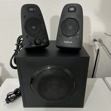 Logitech Z623 THX 2.1 Speaker System Subwoofer 400W Tested Working picture