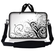 15.6 Inch Laptop Bag Sleeve Carry Case w/ Shoulder Strap Macbook Acer Star Print picture