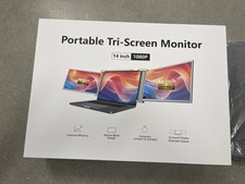 YUTOO Portable Tri-Screen Monitor 14” 1080p picture