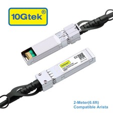Arista CAB-SFP-SFP-2M Compatible 10G SFP DAC Cable 10G SFP+ Twinax Cable Passive picture