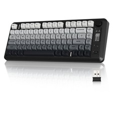M75 Wireless Gaming Keyboard RGB Backlit Mechanical Feel Display Knob PBT picture