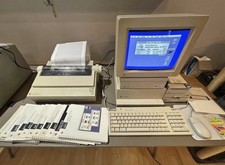 TESTED Apple IIGS Computer Bundle BlueSCSI RGB Monitor 3.5 5.25 Drives Manuals picture