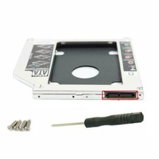 New 9.5mm Universal For SATA 2nd HDD SSD Hard Drive Caddy CD/DVD-ROM Optical Bay picture