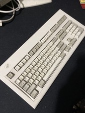 Vintage IBM Mechanical Keyboard Clickity Clack Model M J1 1984 Made USA Computer picture