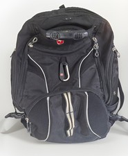 SwissGear 1900 ScanSmart TSA Laptop Backpack Black Travel Work School Bag picture