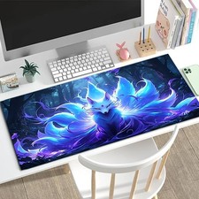 1pc Diatom Mud Extra Large Mouse Pad | Card Game Mat, Blue-Purple Dreamy Nine- picture