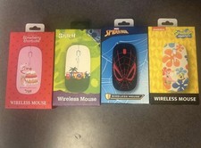 Disney Marvel Nickelodeon Wireless Mouse Lot USB Multicolor SpongeBob Spider-Man picture