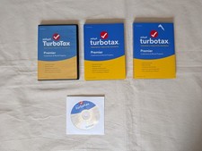 Intuit TurboTax 2015 2016 2017 Premier Deluxe Windows Tax Software CD's picture