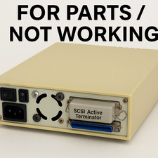 Vintage IBM External SCSI Hard Drive Enclosure with 1080MB HDD + Active Terminat picture