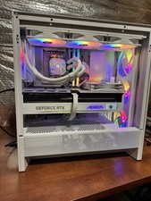 All White Gold Gaming PC - AMD Ryzen 9800X3D, RTX 5080, 64GB RAM, 2TB SSD, 1000W picture