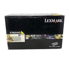 NIB Lexmark X792X1YG (X792X4YG) YELLOW TONER X792 SERIES Open Box picture