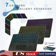 Backlit Bluetooth Wireless Keyboard with Touchpad Mouse for Android IOS Tablet picture