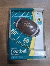 Vintage Logitech Football Mini Optical Mouse, Corded - BRAND NEW picture